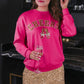 PREORDER- Champagne Cheers Luxe Pullover- Pink