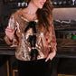 PREORDER- Betty Bow Top - Rose Sequin