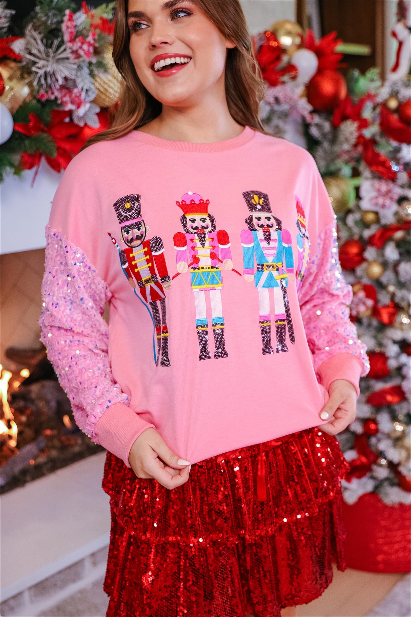 PREORDER- Season To Sparkle Sequin Top