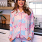 Pink Heirloom Patchwork Ruffle Pajama Set