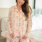 PREORDER-Bows & Bubbly Ruffle Pajama Set