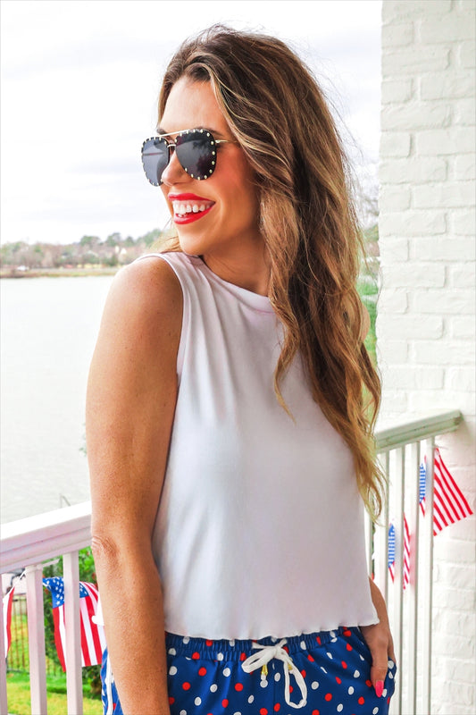 PREORDER- Banks Basic Lettuce Tank- White