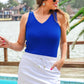 PREORDER- Haven V-Neck Bodysuit- Royal Blue