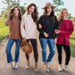 PREORDER Alexis Corded Vintage Pullover - Taupe