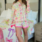 PREORDER-Daylight Bow Ruffle Pajama Set