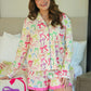 PREORDER-Daylight Bow Ruffle Pajama Set