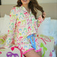 PREORDER-Daylight Bow Ruffle Pajama Set