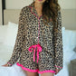 PREORDER- Prima Donna Leopard Ruffle Pajama Set