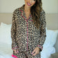 PREORDER- Prima Donna Leopard Ruffle Pajama Set