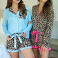 PREORDER- Prima Donna Leopard Ruffle Pajama Set