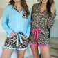 PREORDER- Prima Donna Leopard Ruffle Pajama Set