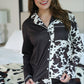 PREORDER-Cowhide Couture Ruffle Pajama Set