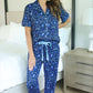 PREORDER-Moonlit Flora Ruffle Pajama Set