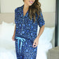 PREORDER-Moonlit Flora Ruffle Pajama Set