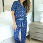 PREORDER-Moonlit Flora Ruffle Pajama Set