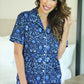 PREORDER-Moonlit Flora Ruffle Pajama Set