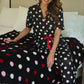 PREORDER-Dotty Darling Polka Dot Ruffle Pajama Set