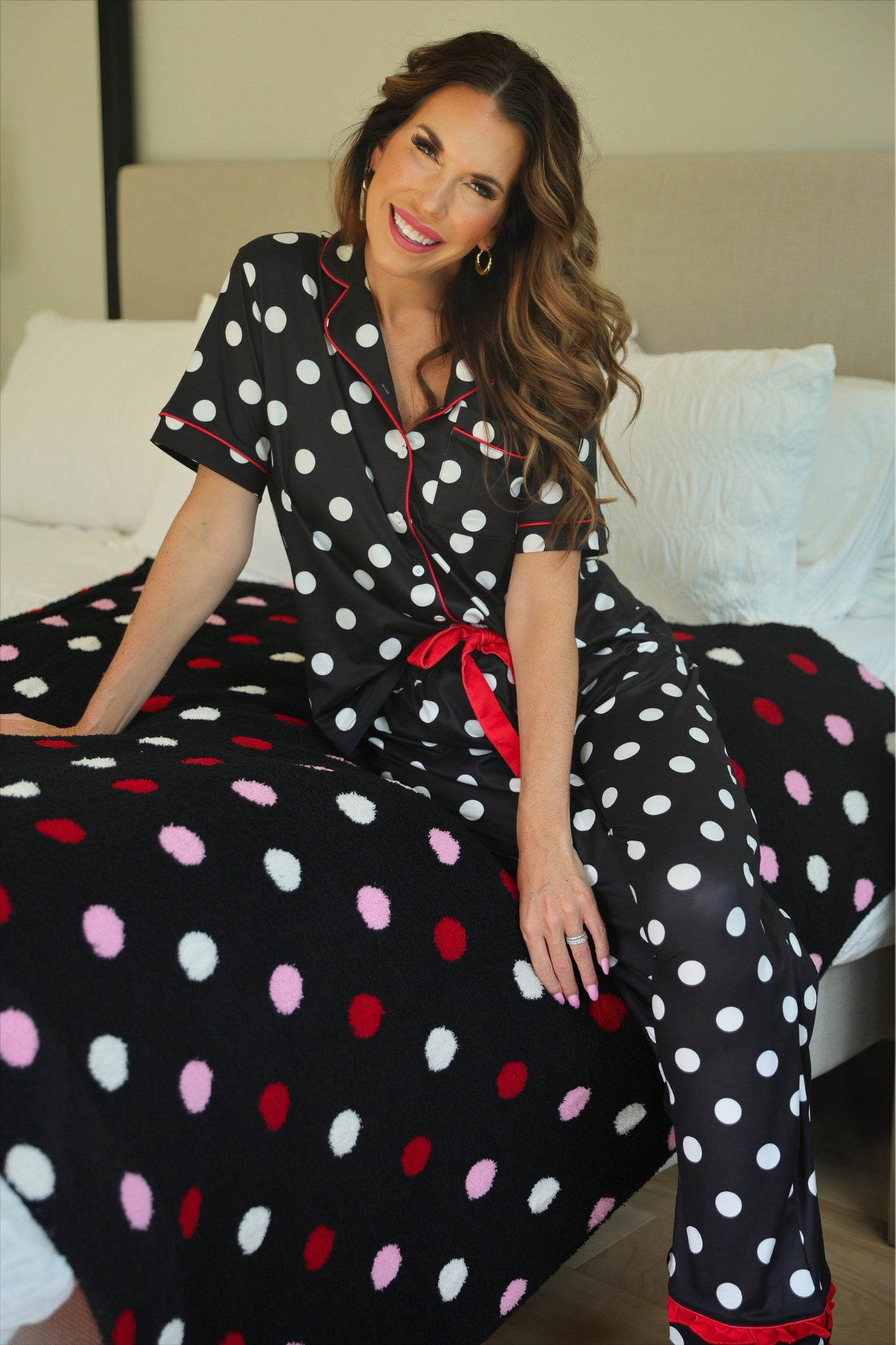 PREORDER- Dotty Darling Polka Dot Blanket