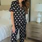 PREORDER-Dotty Darling Polka Dot Ruffle Pajama Set