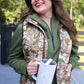 Delilah Puffer Vest- Classic Chloe Camo