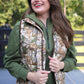Delilah Puffer Vest- Classic Chloe Camo