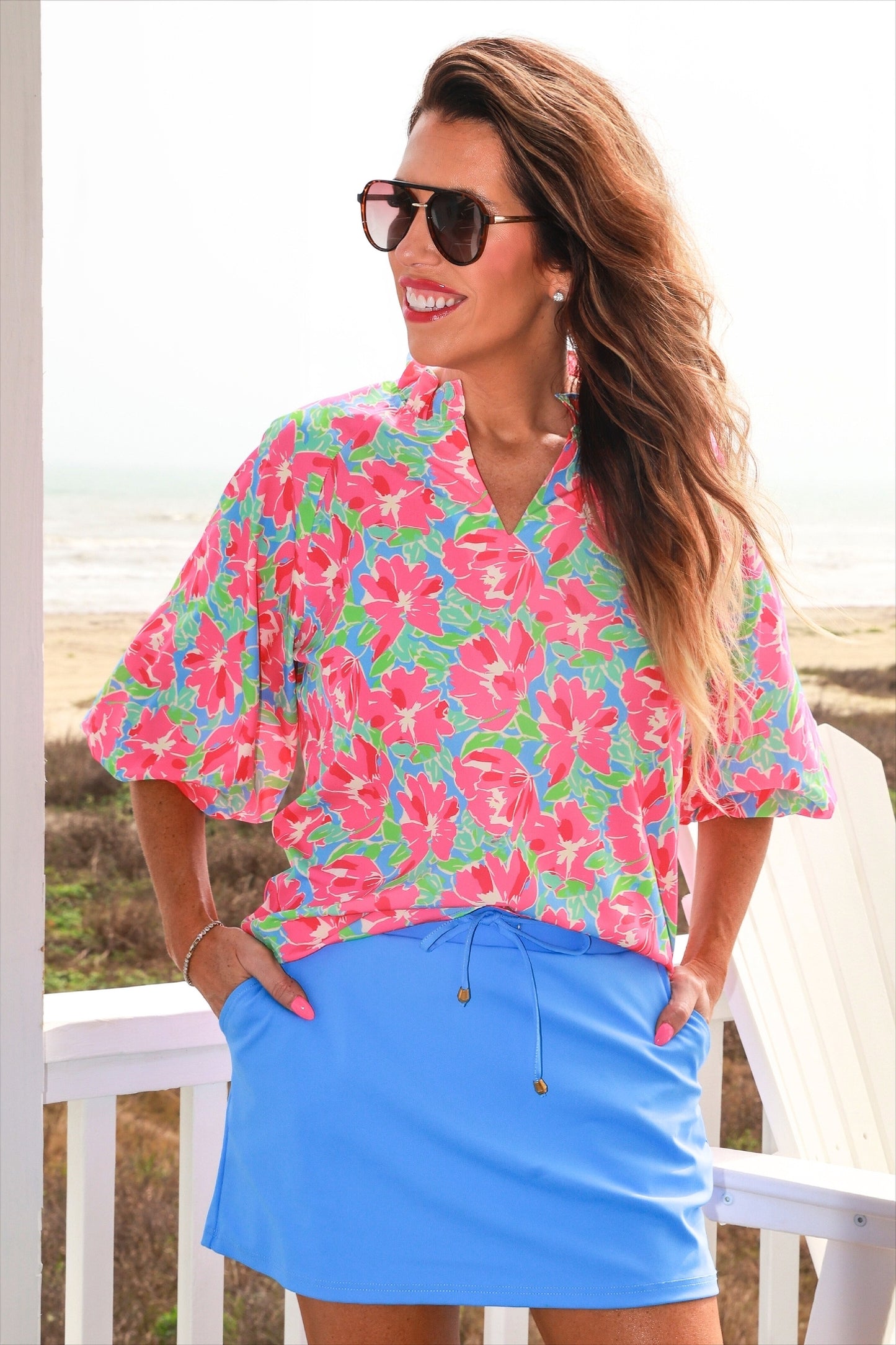 PREORDER- Donna Top- Summer Bloom