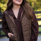 PREORDER- Delilah Puffer Vest- Coco Leopard
