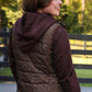 PREORDER- Delilah Puffer Vest- Coco Leopard
