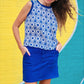 PREORDER- Sadie Cargo Skirt- Royal Blue