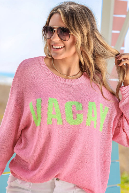 PREORDER- Sunrise Lightweight Sweater- Vacay