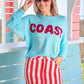 PREORDER- Sunrise Lightweight Sweater- Coast