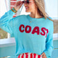 PREORDER- Sunrise Lightweight Sweater- Coast