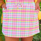 Spring Social Plaid Skort