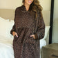 Cozy Blanket Hoodie- Coco Leopard