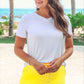 PREORDER- Solid Sunflower Yellow Skort