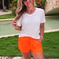 PREORDER- Solid Neon Orange Everyday Shorts