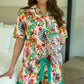 Jungle Oasis Ruffle Pajama Set