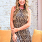 Lucy Tank Dress- Pink Safari Chic