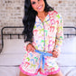 Daylight Bow Ruffle Pajama Set