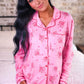 Blushing Blooms Ruffle Pajama Set