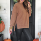 PREORDER Alexis Corded Vintage Pullover - Chocolate