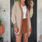 PREORDER Well Loved Ribbed Skort- Chestnut