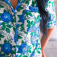 Caroline Floral Ruffle Pajama Set