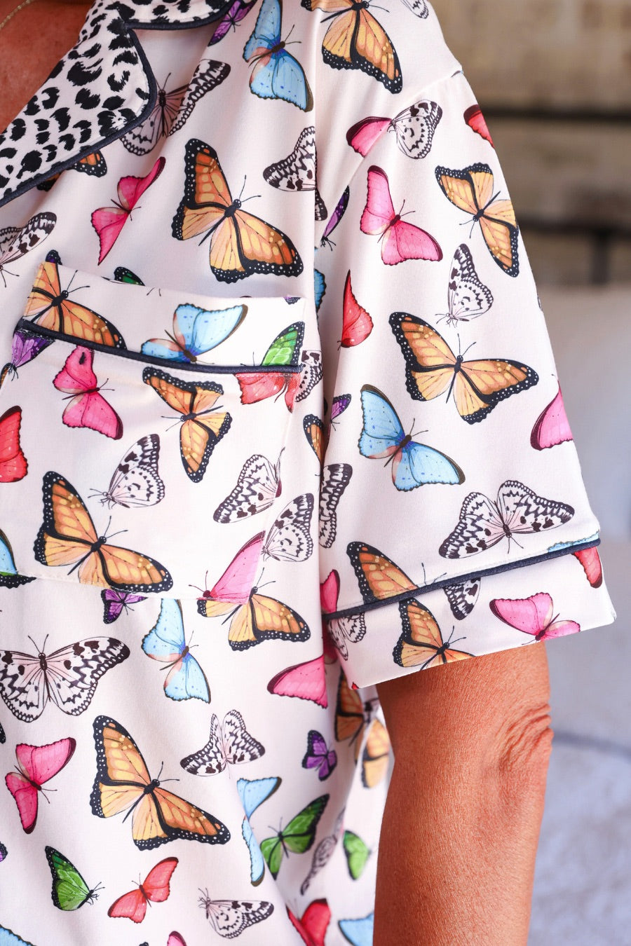 PREORDER- Butterfly Bliss Ruffle Pajama Set