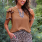 Runway Paperbag Shorts- Safari Chic