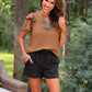 Runway Paperbag Shorts- After Dark