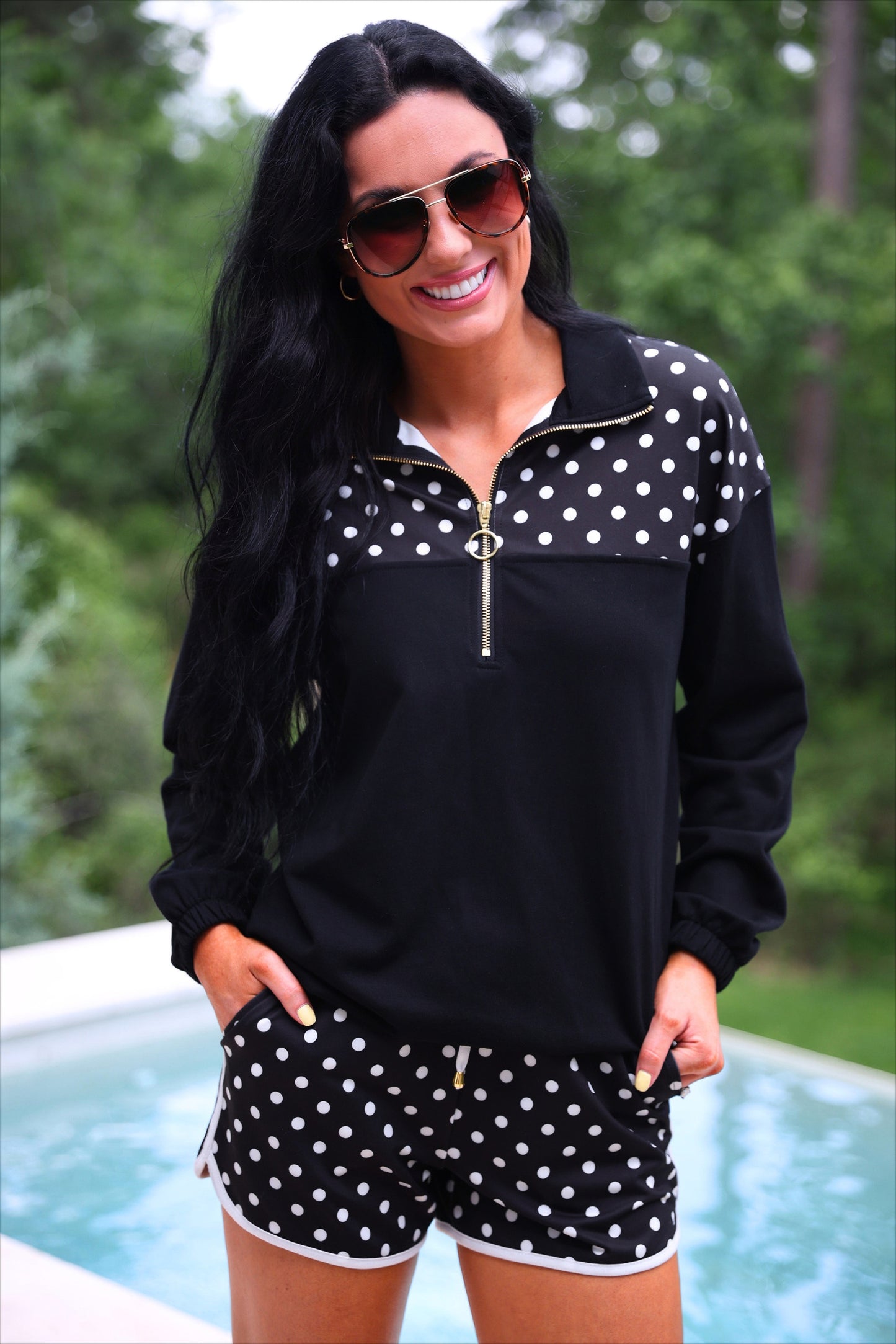 After Dark Polka Dot Everyday Shorts