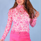 Kylie Lace Top- Pink Romance