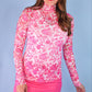 PREORDER- Kylie Lace Top- Pink Romance