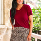 Safari Chic Leopard Skort